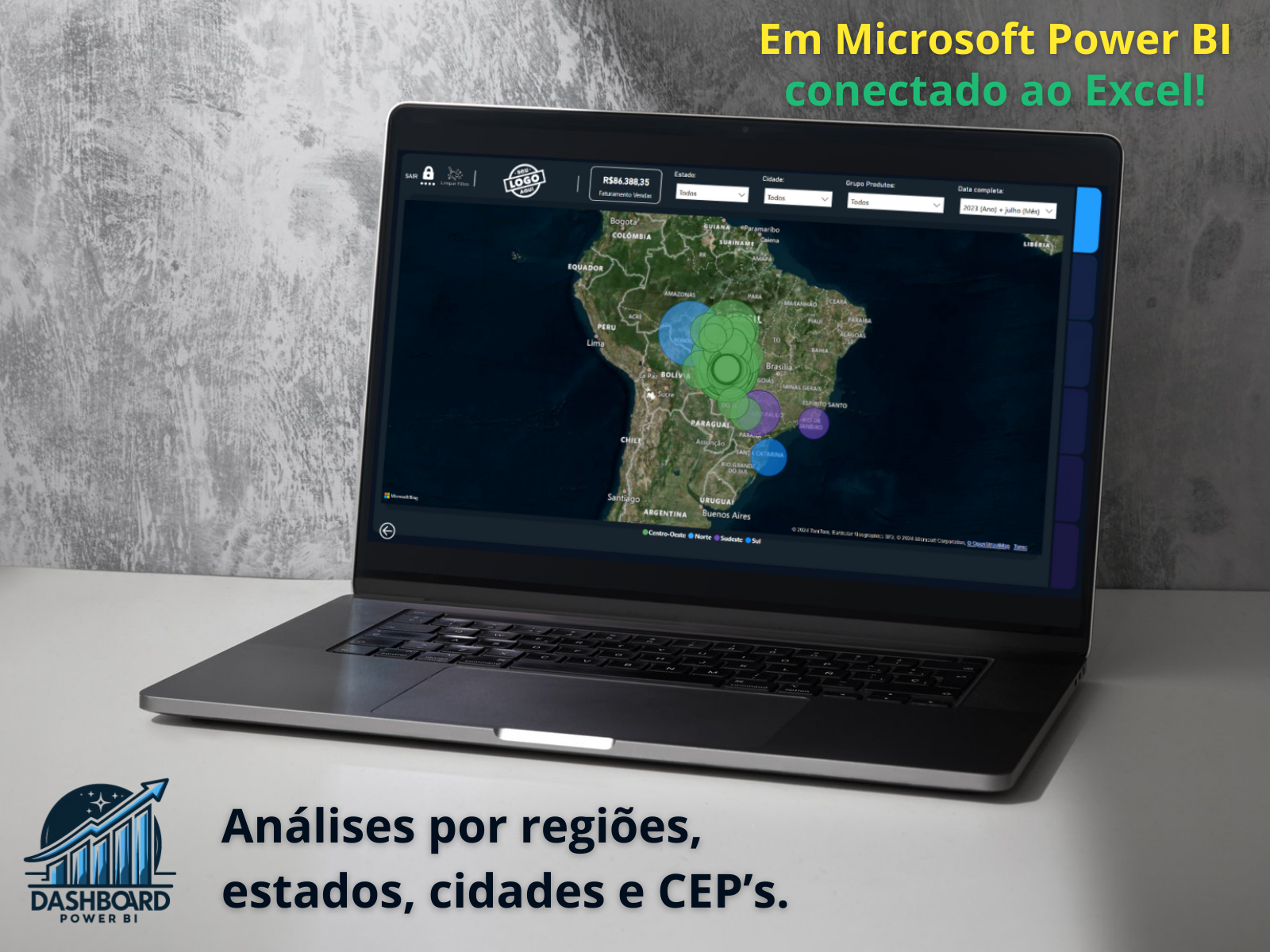 Dashboard Power BI Vendas