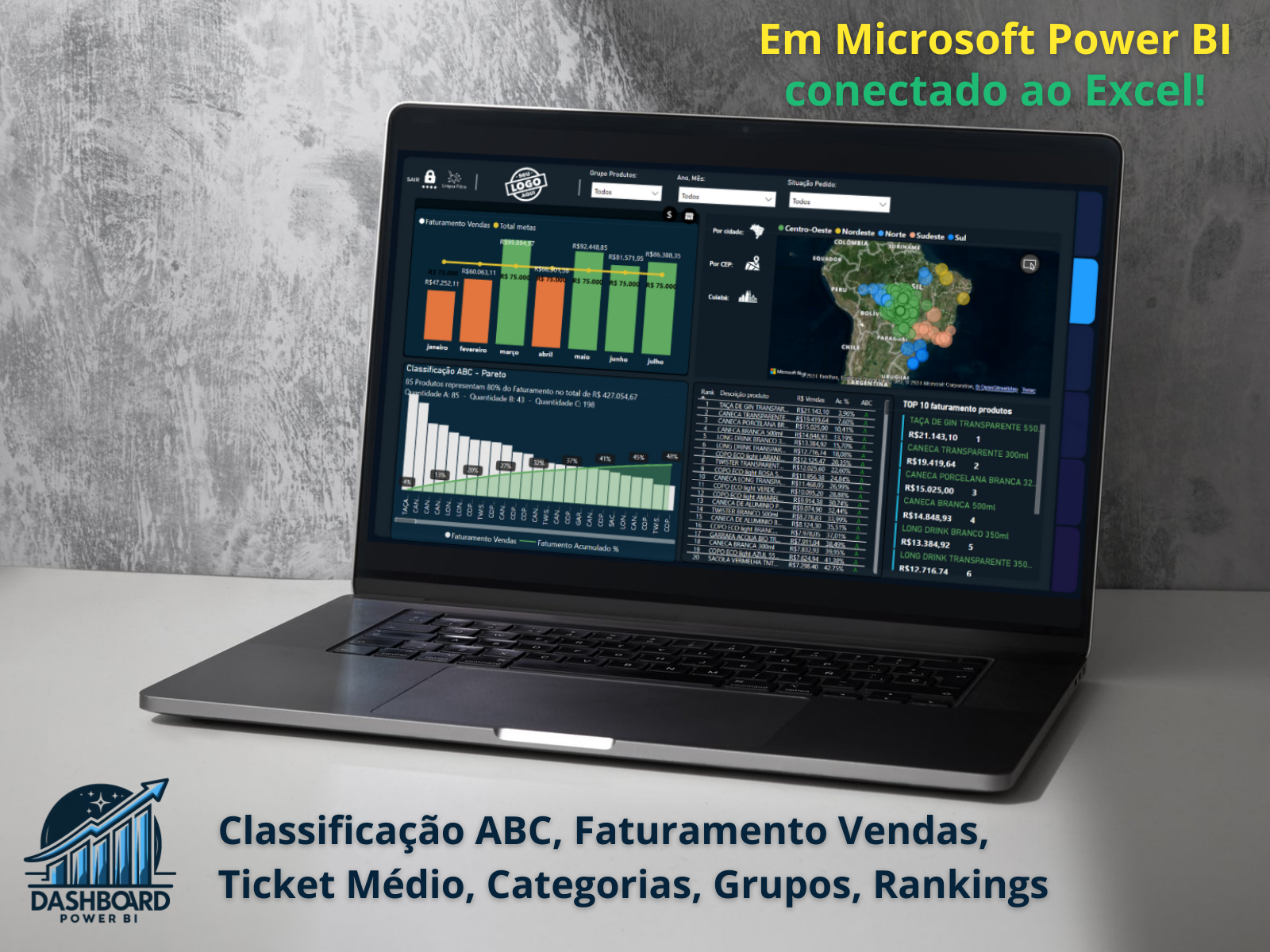 Dashboard Power BI Vendas